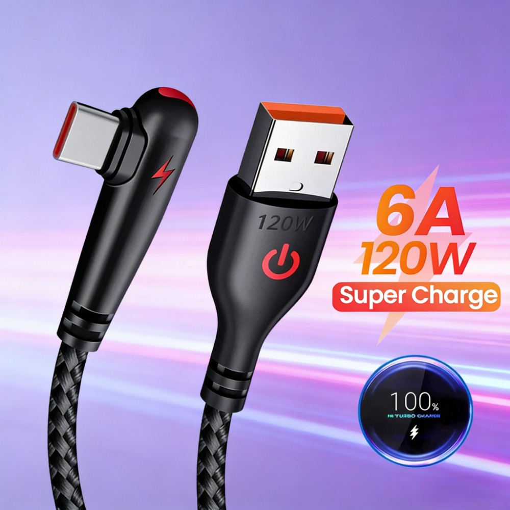 Huawei Mate 60 - 120W 90 องศาข้อศอก USB เป็น Type