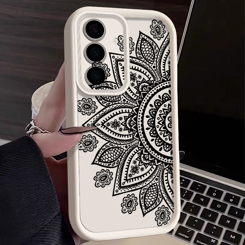 Samsung Galaxy A55 - เคสลายดอกไม้สไตล์เรโทรสำหรับ Samsung Galaxy A57 A37 A56