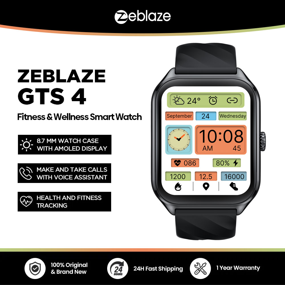 Electronics Quiz - นาฬิกาอัจฉริยะ New Zeblaze GTS 4 รองรับการโทรด้วยเสียง