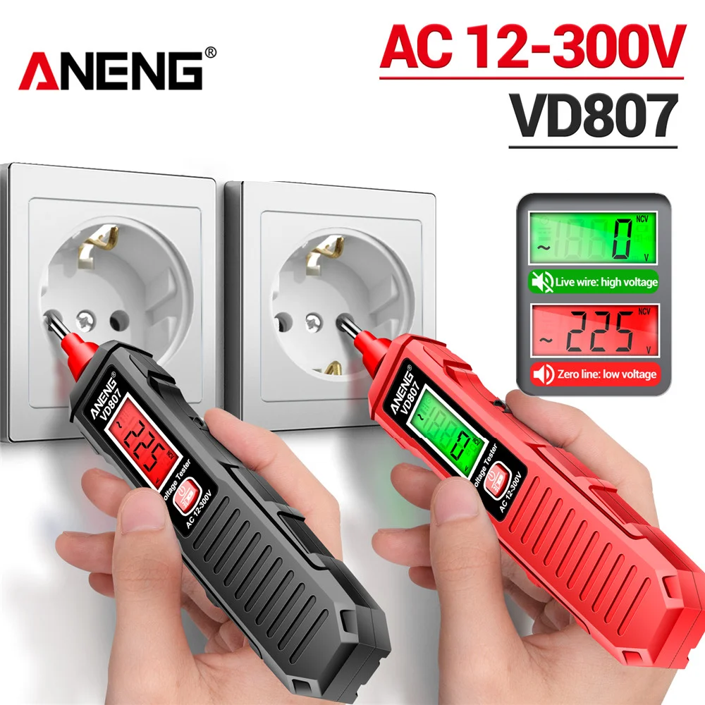 Electronics Quiz - ANENG VD807 One-Word Induction แบบพกพา 50/60Hz