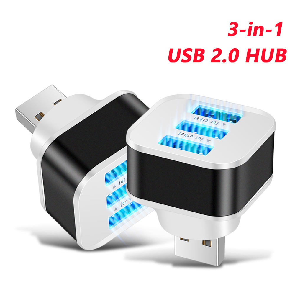 Electronics Gadgets For Car - 3 พอร์ตช่องเสียบ USB อะแดปเตอร์ส่วนขยาย USB 3
