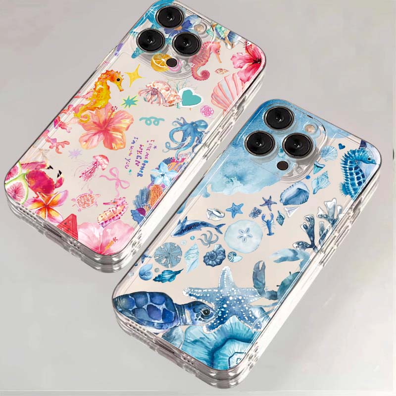 Samsung Galaxy A55 - ฤดูร้อนการ์ตูนรูปแบบเต่าสําหรับSamsung Galaxy S25 S24 S23 S22