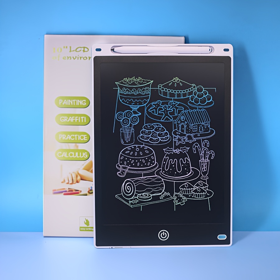 Digital Drawing Tablet - แท็บเล็ตการเขียน 10” แท็บเล็ตแท็บเล็ตเขียนด้วยลายมืออิเล็กทรอนิกส์ แท็บเล็ตการวาดภาพ หน้าจอ LCD