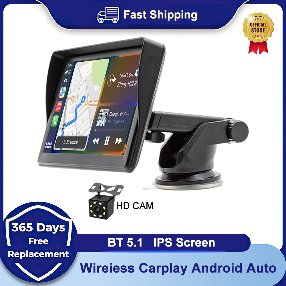 Electronics Gadgets For Car - IPS 7 นิ้วแบบพกพา WIFI Wireless Carplay