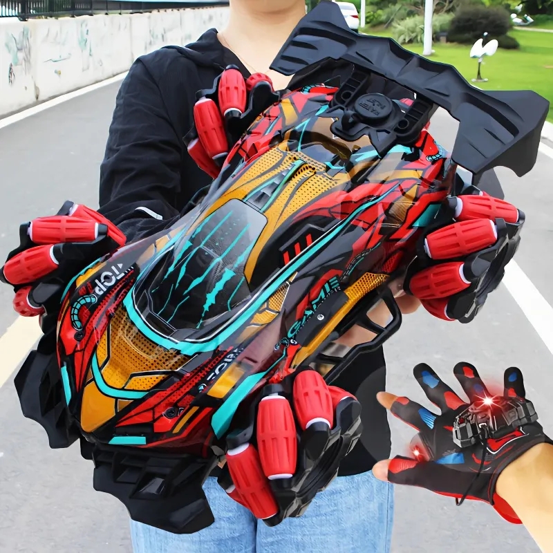 Led Gloves Music - รถบังคับวิทยุ WLtoys 4WD F1 ดริฟท์ พร้อมรีโมทควบคุมด้วยท่าทางมือ