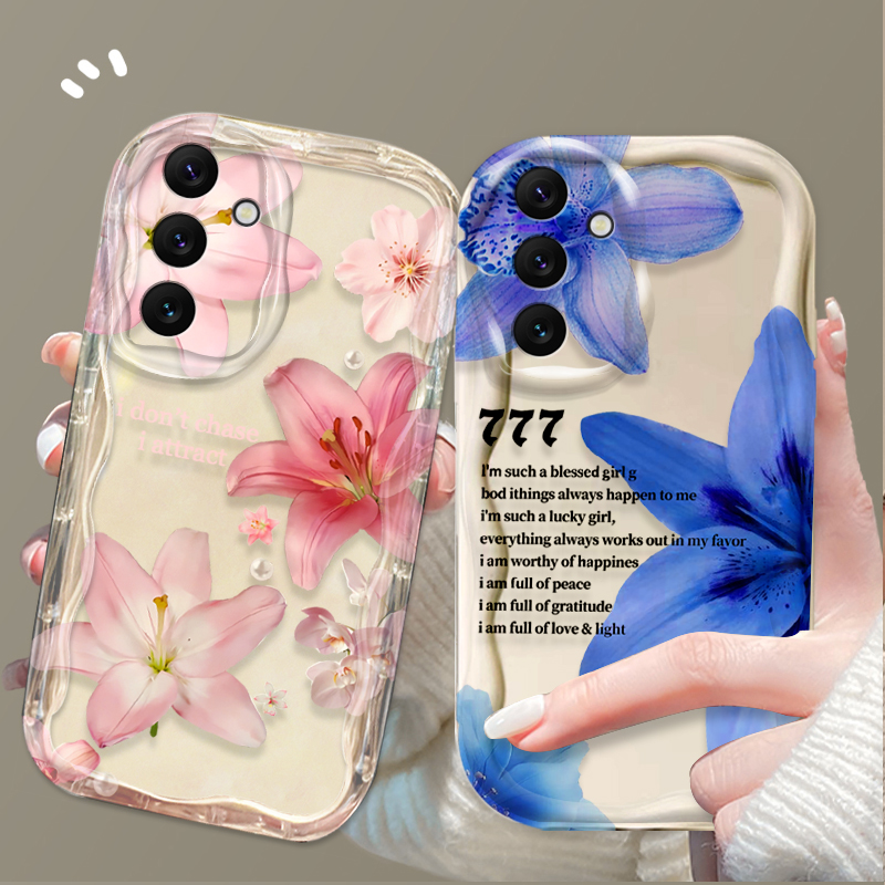 เคสโทรศัพท์ลายดอกลิลลี่สีชมพูส - Samsung Galaxy A55 บทวิจารณ์และราคา