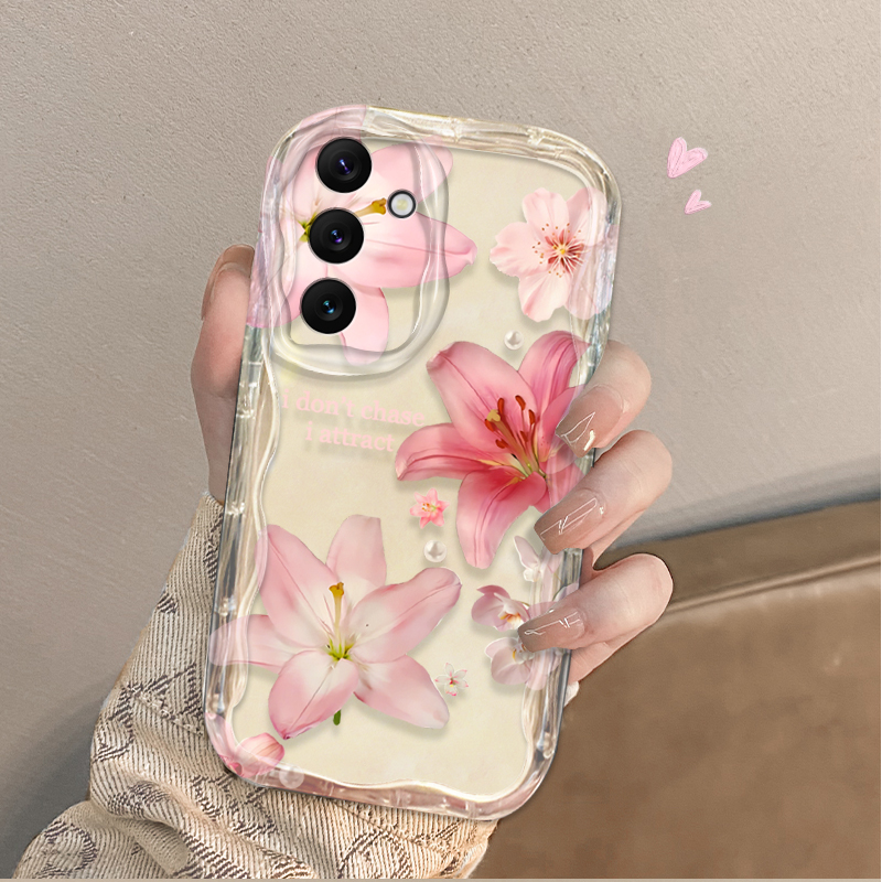 เคสโทรศัพท์ลายดอกลิลลี่สีชมพูส - Samsung Galaxy A55 บทวิจารณ์และราคา