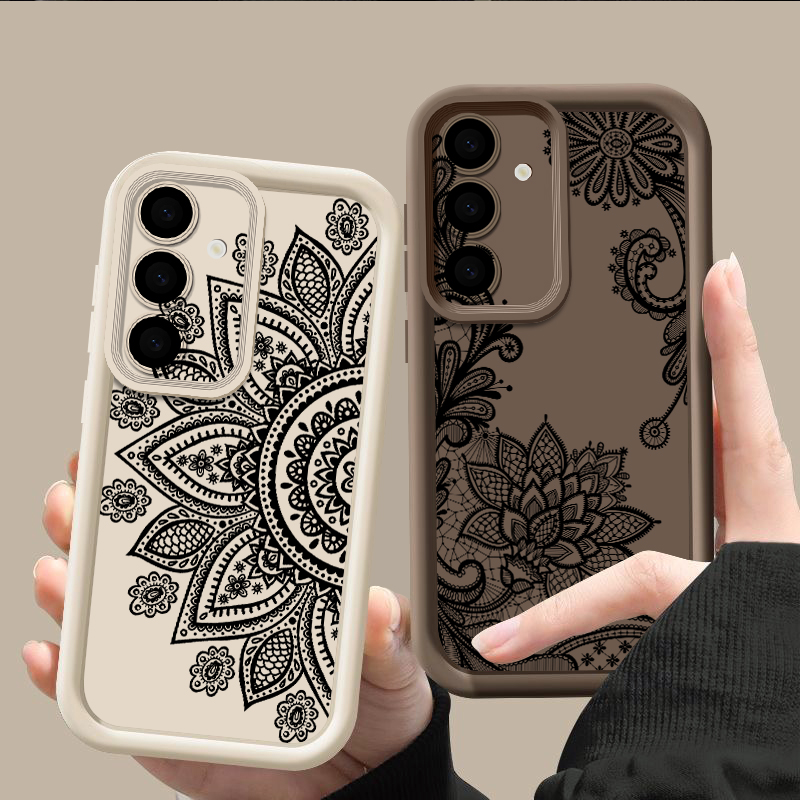 เคสลายดอกไม้สไตล์เรโทรสำหรับ S - Samsung Galaxy A55 บทวิจารณ์และราคา