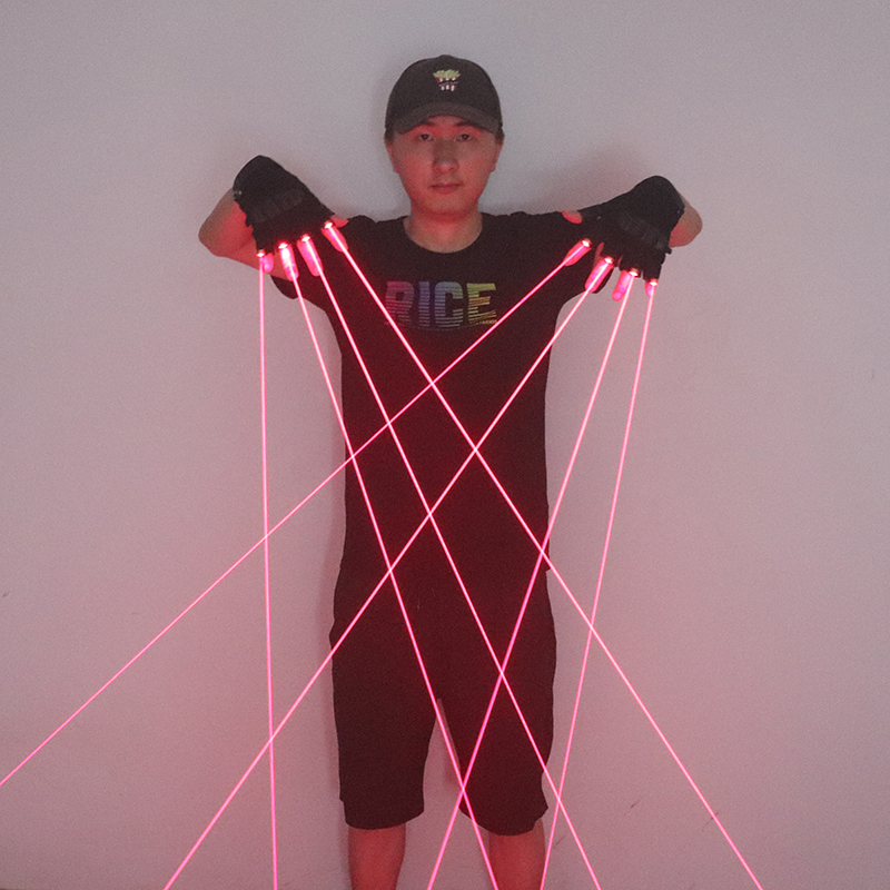 ถุงมือเลเซอร์สีแดง650nm ถุงมือ - Led Gloves Music บทวิจารณ์และราคา