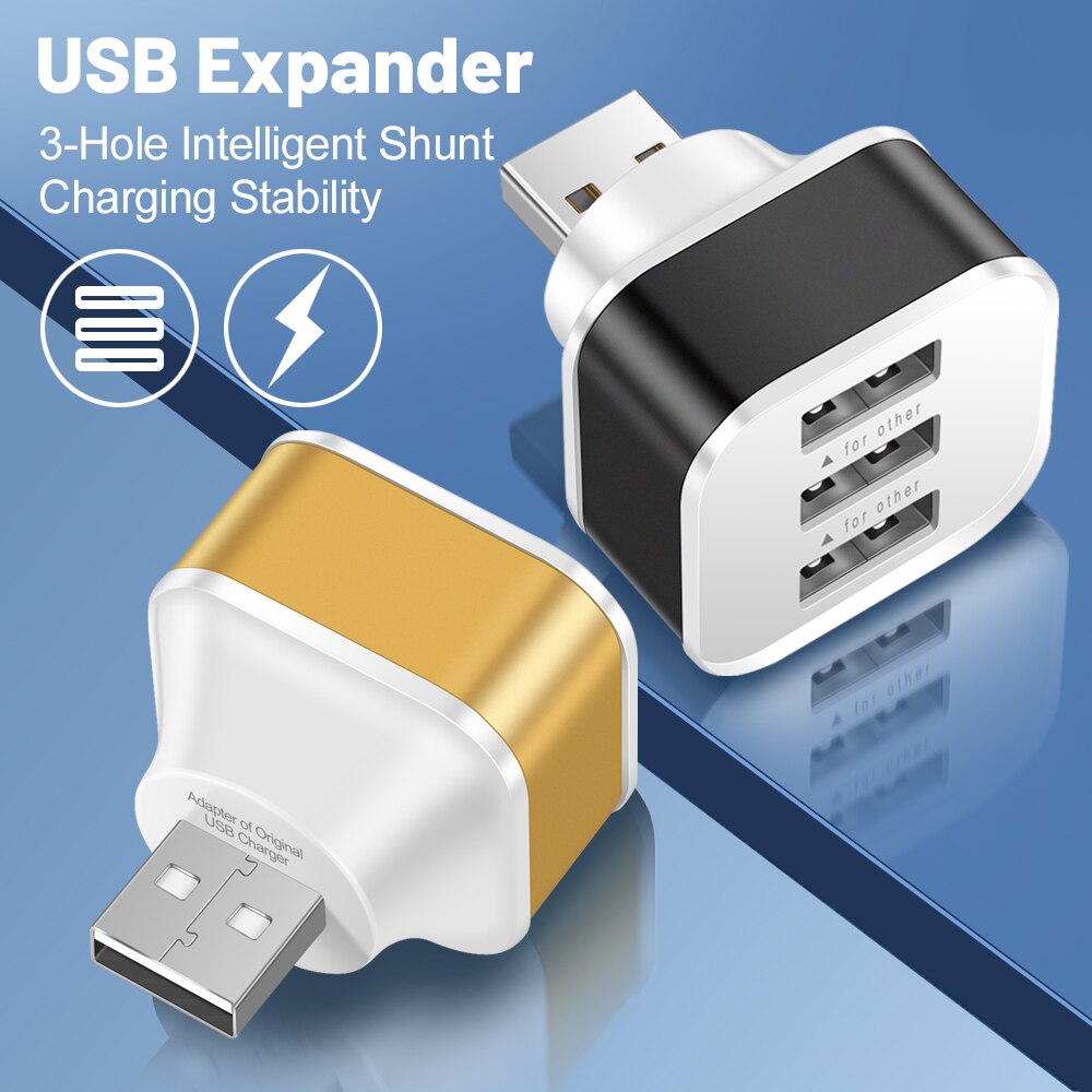อะแดปเตอร์ช่องเสียบ USB 3 พอร์ - Electronics Gadgets For Car บทวิจารณ์และราคา
