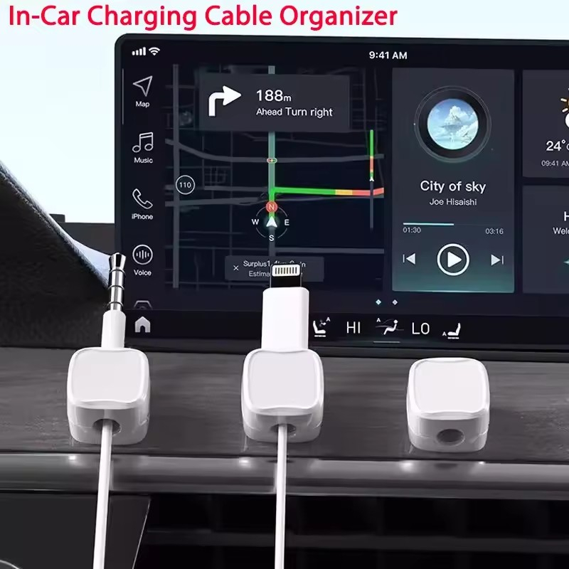 ที่หนีบสายแม่เหล็กแบบมีกาวสำหร - Magnetic Charging Cable บทวิจารณ์และราคา
