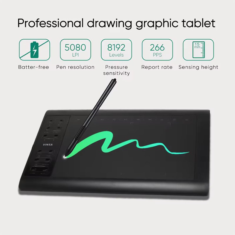 แท็บเล็ตดิจิทัลสำหรับวาดภาพ แท - Digital Drawing Tablet บทวิจารณ์และราคา