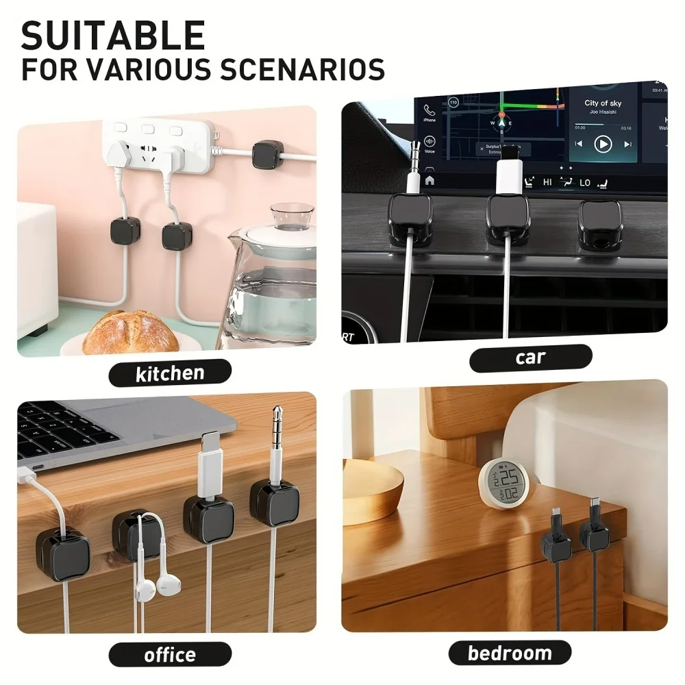 36/16/8/3 ชิ้น คลิปหนีบสายแม่เ - Magnetic Charging Cable บทวิจารณ์และราคา