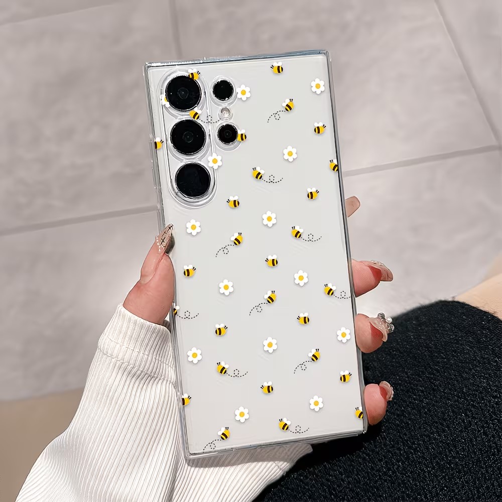 เคสโทรศัพท์ลายดอกเดซี่ผึ้งน่าร - Samsung Galaxy A55 บทวิจารณ์และราคา