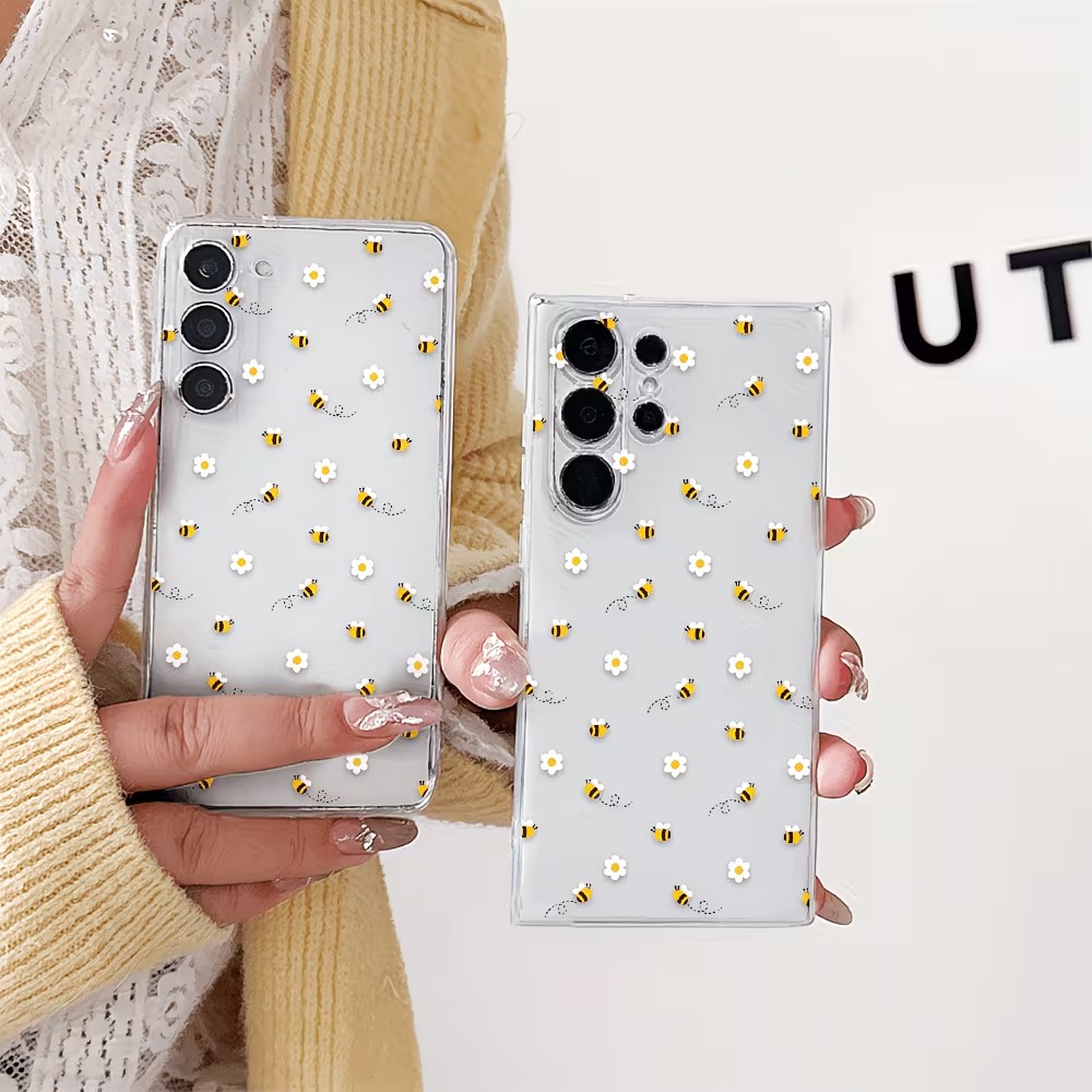 เคสโทรศัพท์ลายดอกเดซี่ผึ้งน่าร - Samsung Galaxy A55 บทวิจารณ์และราคา