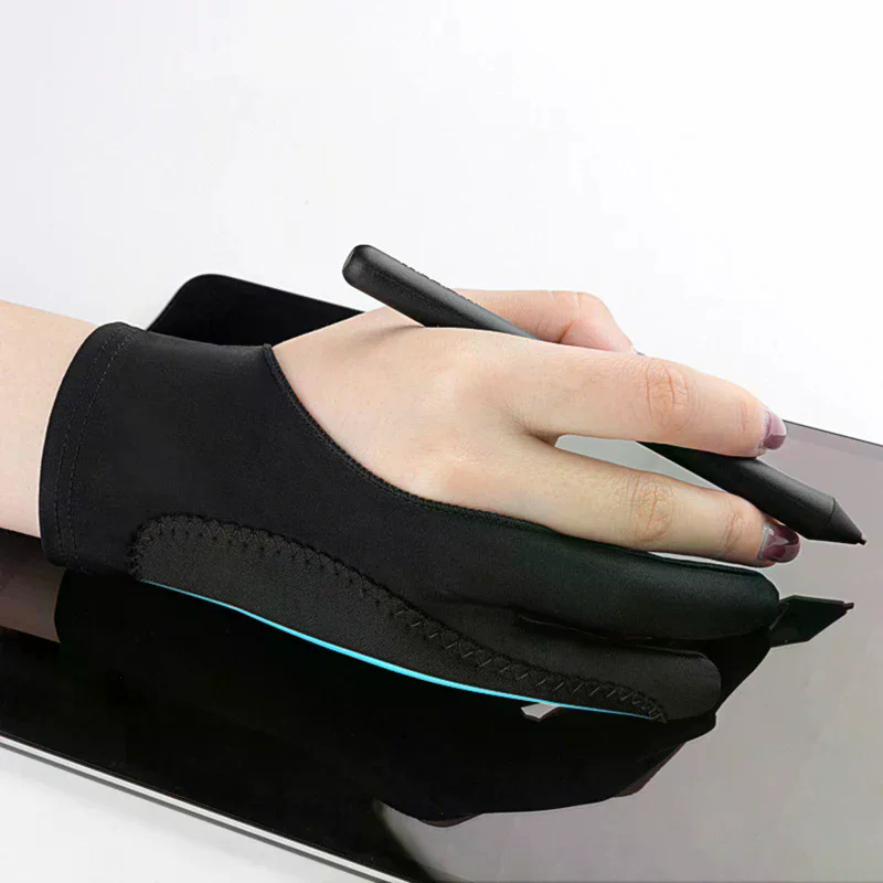 ถุงมือวาดภาพสองนิ้วแบบป้องกันก - Digital Drawing Tablet บทวิจารณ์และราคา