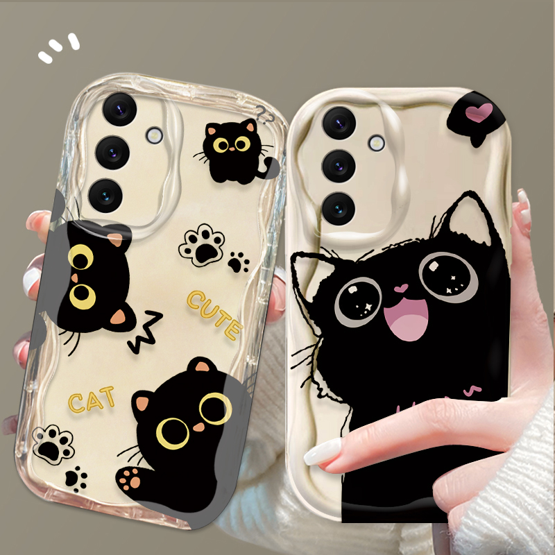 เคสแมวดำตาโตน่ารักสำหรับ Samsu - Samsung Galaxy A55 บทวิจารณ์และราคา
