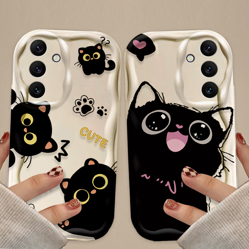 เคสแมวดำตาโตน่ารักสำหรับ Samsu - Samsung Galaxy A55 บทวิจารณ์และราคา