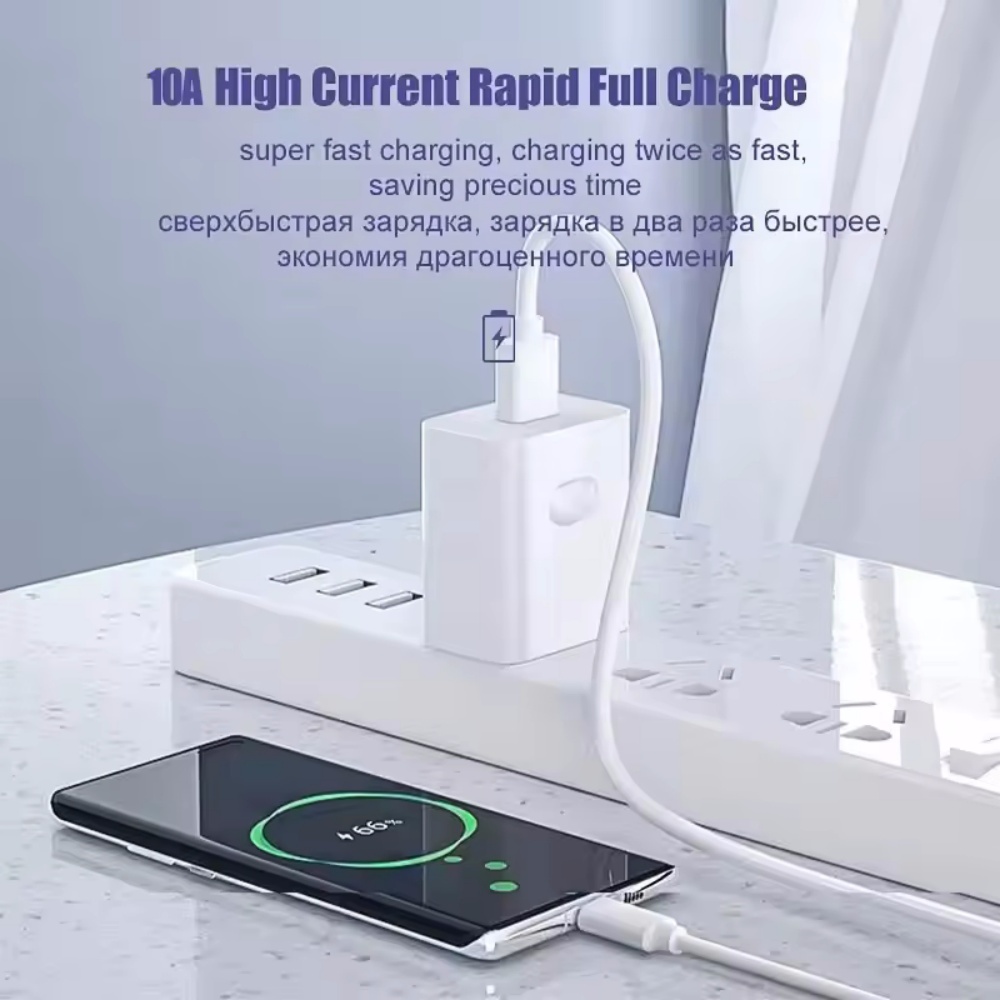 100W 10A USB Type C Data Cable - Huawei Mate 60 บทวิจารณ์และราคา
