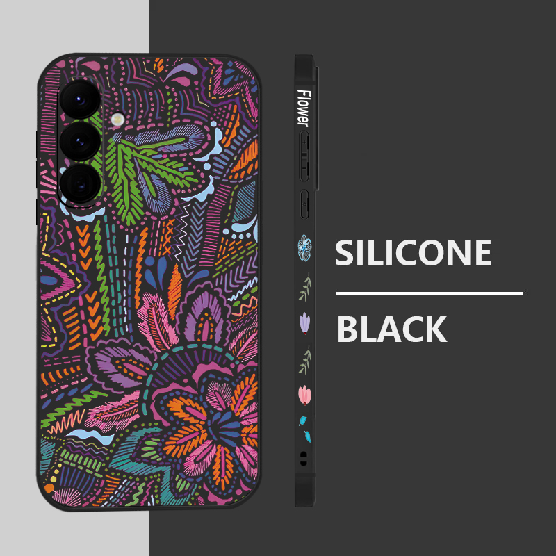 ดอกไม้ลายดอกไม้เคสโทรศัพท์สำหร - Samsung Galaxy A55 บทวิจารณ์และราคา