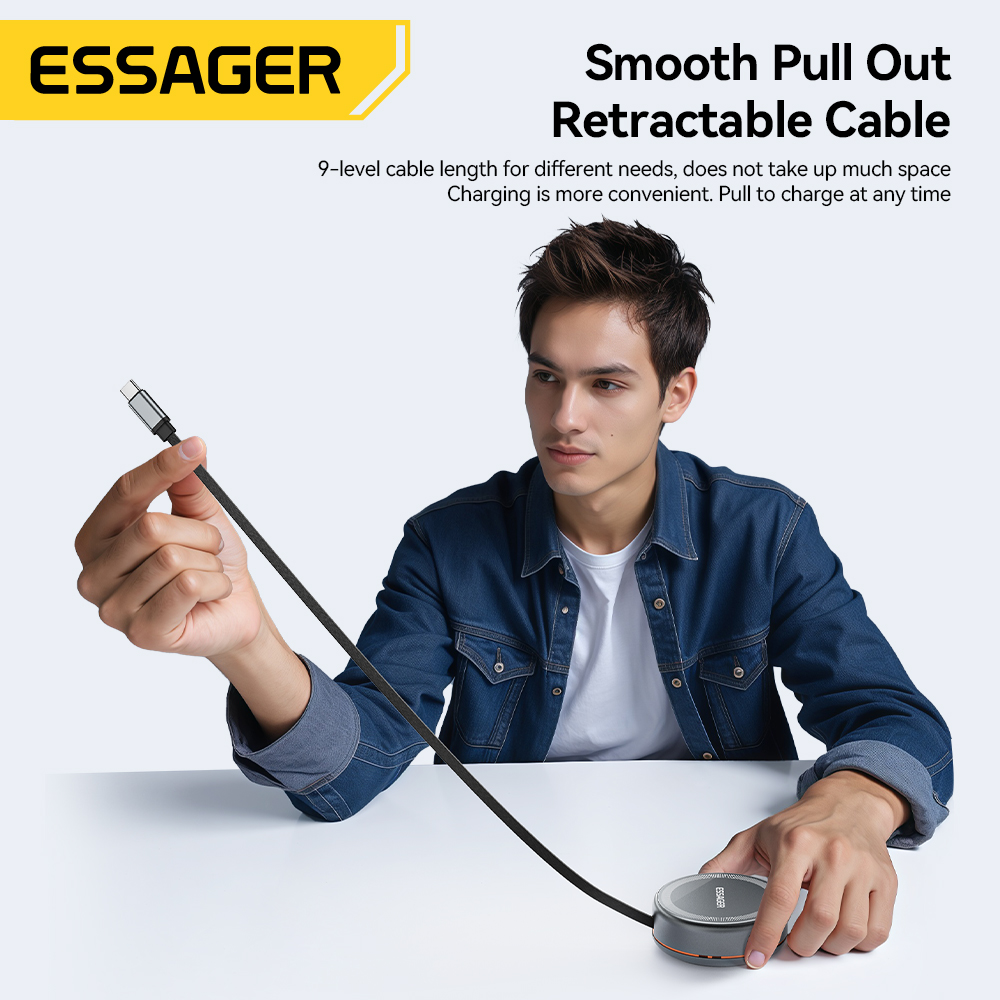 Essager 15W 3 in 1 Magnetic Wi - Magnetic Charging Cable บทวิจารณ์และราคา